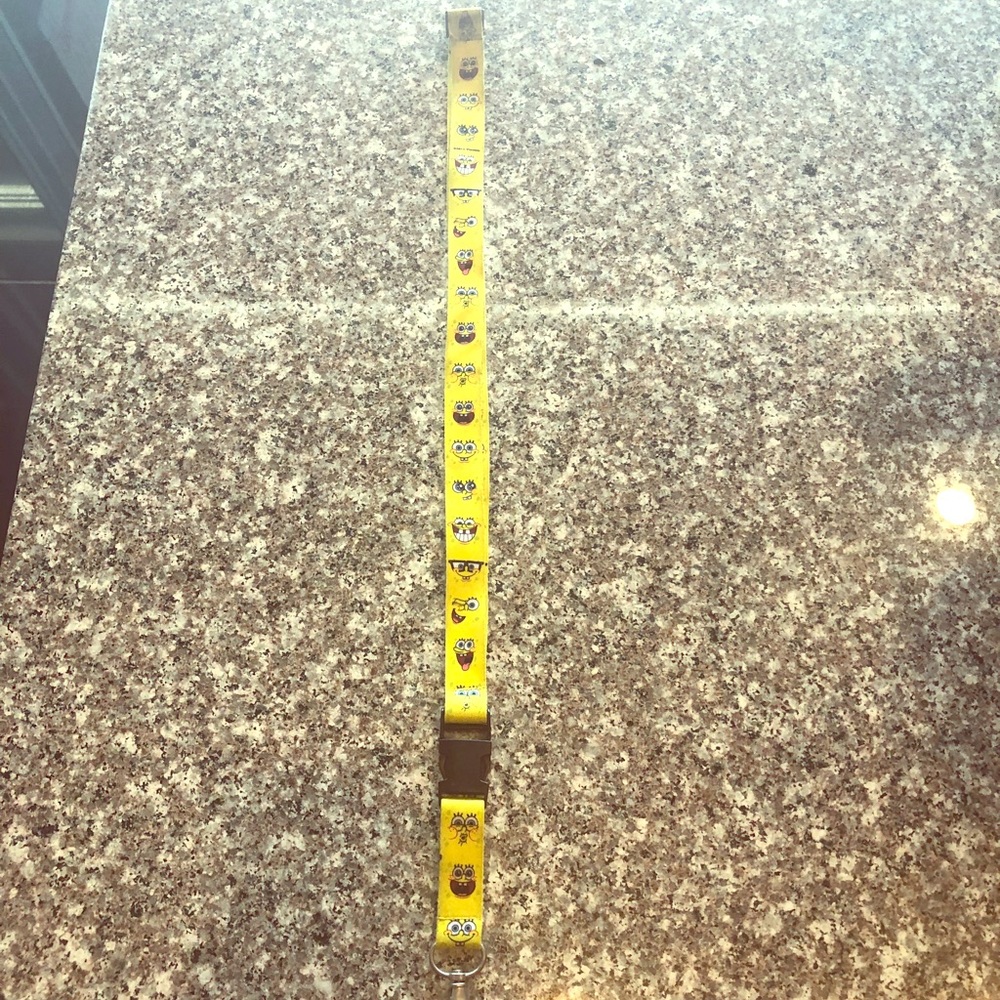 Sponge bob square pants lanyard!